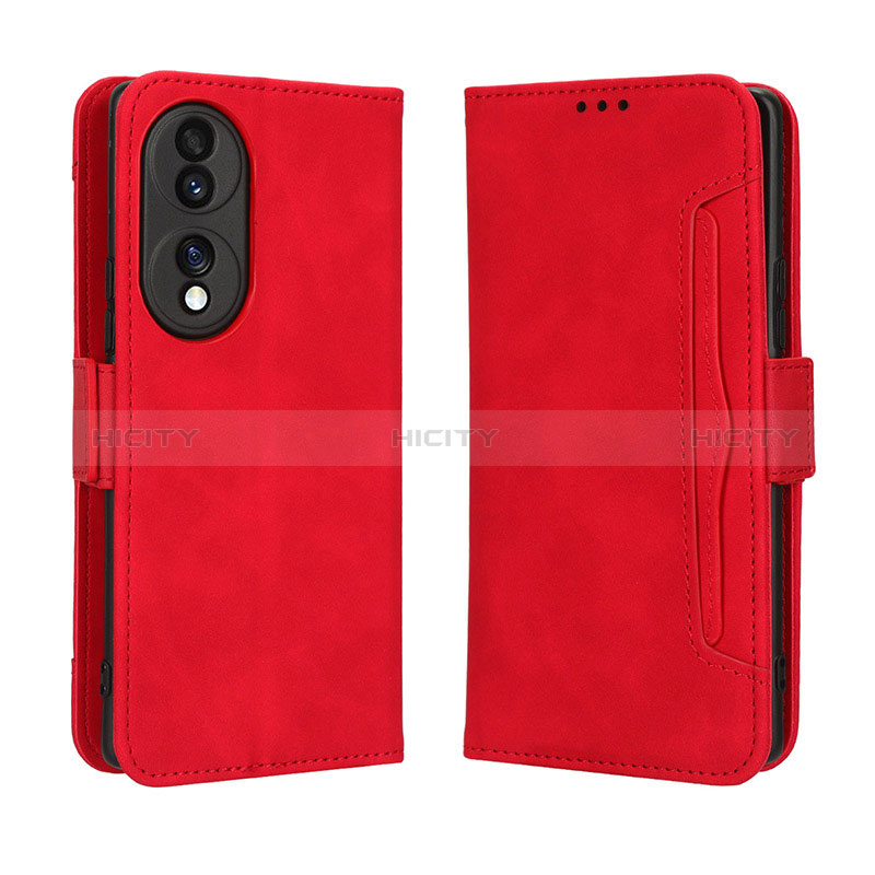 Custodia Portafoglio In Pelle Cover con Supporto BY3 per Huawei Honor 70 5G