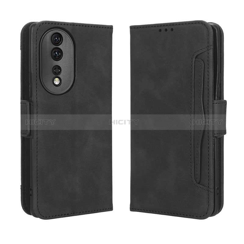 Custodia Portafoglio In Pelle Cover con Supporto BY3 per Huawei Honor 80 5G