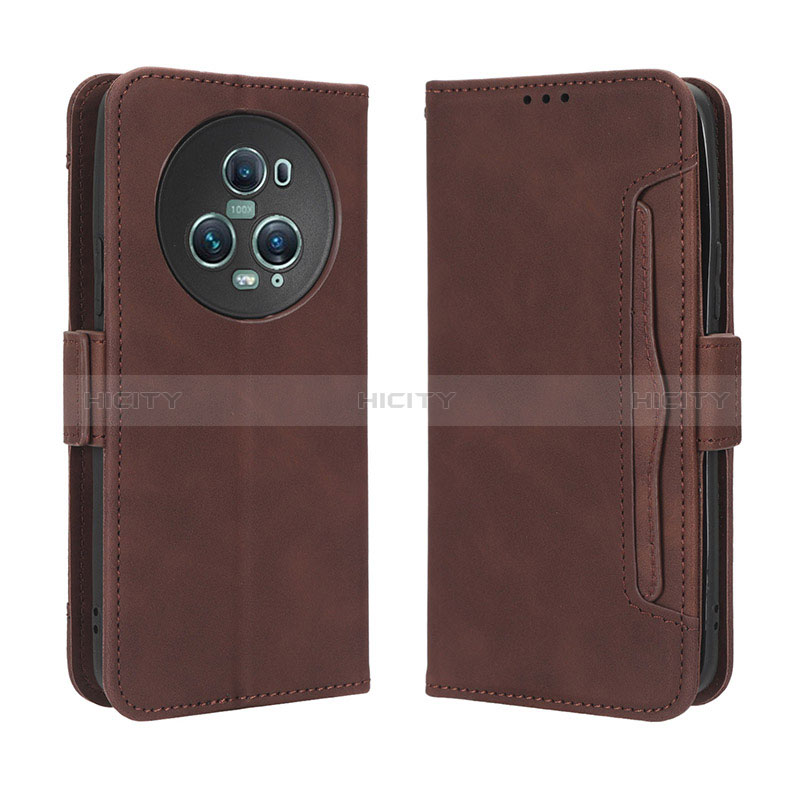 Custodia Portafoglio In Pelle Cover con Supporto BY3 per Huawei Honor Magic5 Pro 5G