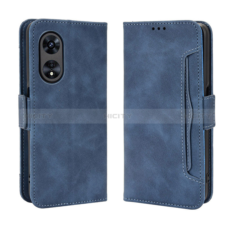 Custodia Portafoglio In Pelle Cover con Supporto BY3 per Huawei Honor X5 Plus Blu