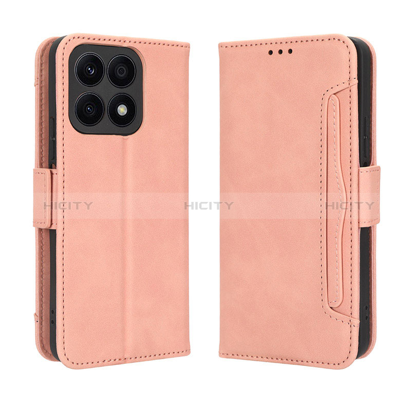 Custodia Portafoglio In Pelle Cover con Supporto BY3 per Huawei Honor X8a 4G