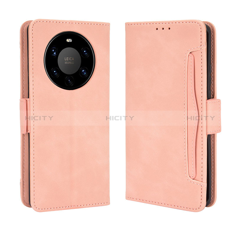 Custodia Portafoglio In Pelle Cover con Supporto BY3 per Huawei Mate 40 Pro+ Plus