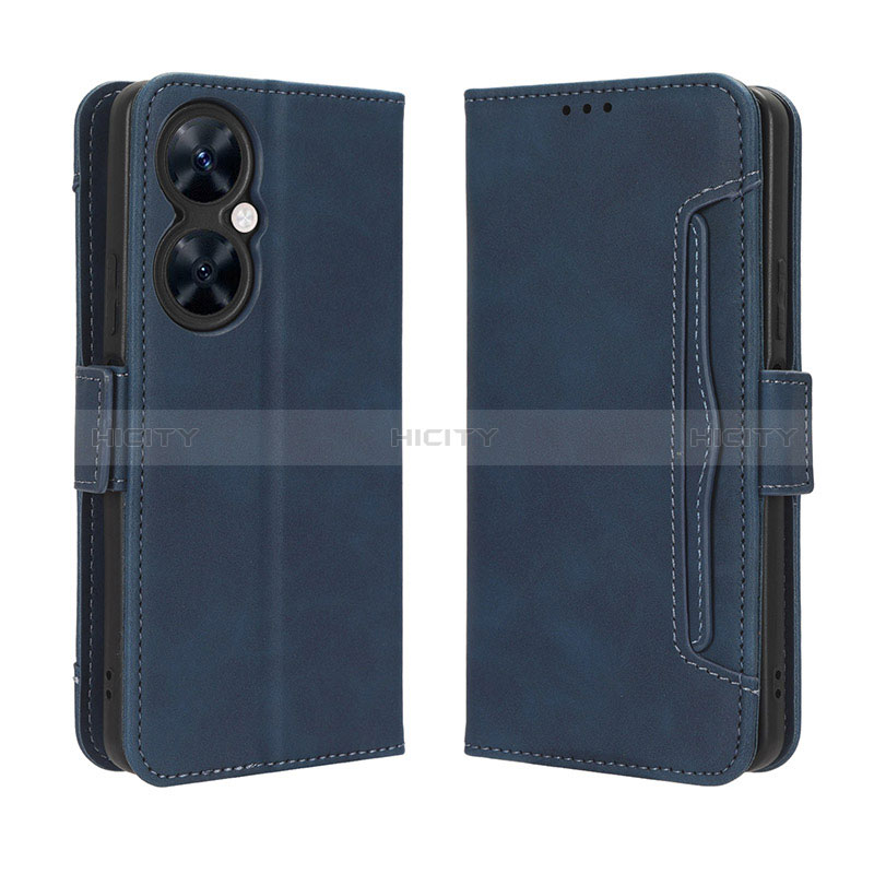 Custodia Portafoglio In Pelle Cover con Supporto BY3 per Huawei Nova 11i Blu