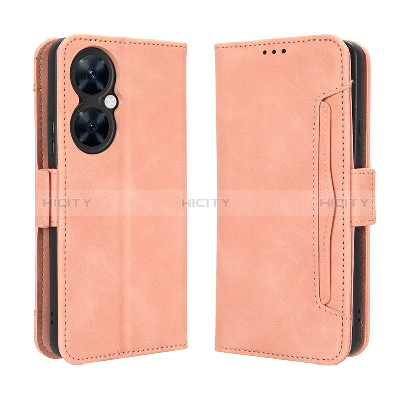 Custodia Portafoglio In Pelle Cover con Supporto BY3 per Huawei Nova 11i Rosa