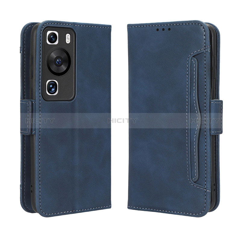 Custodia Portafoglio In Pelle Cover con Supporto BY3 per Huawei P60