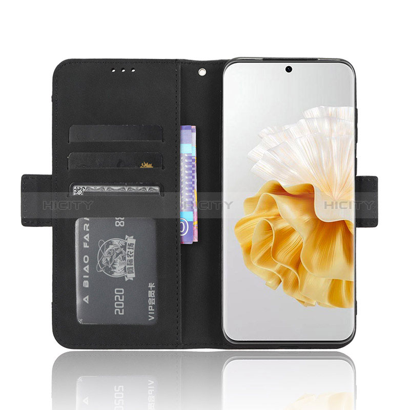 Custodia Portafoglio In Pelle Cover con Supporto BY3 per Huawei P60