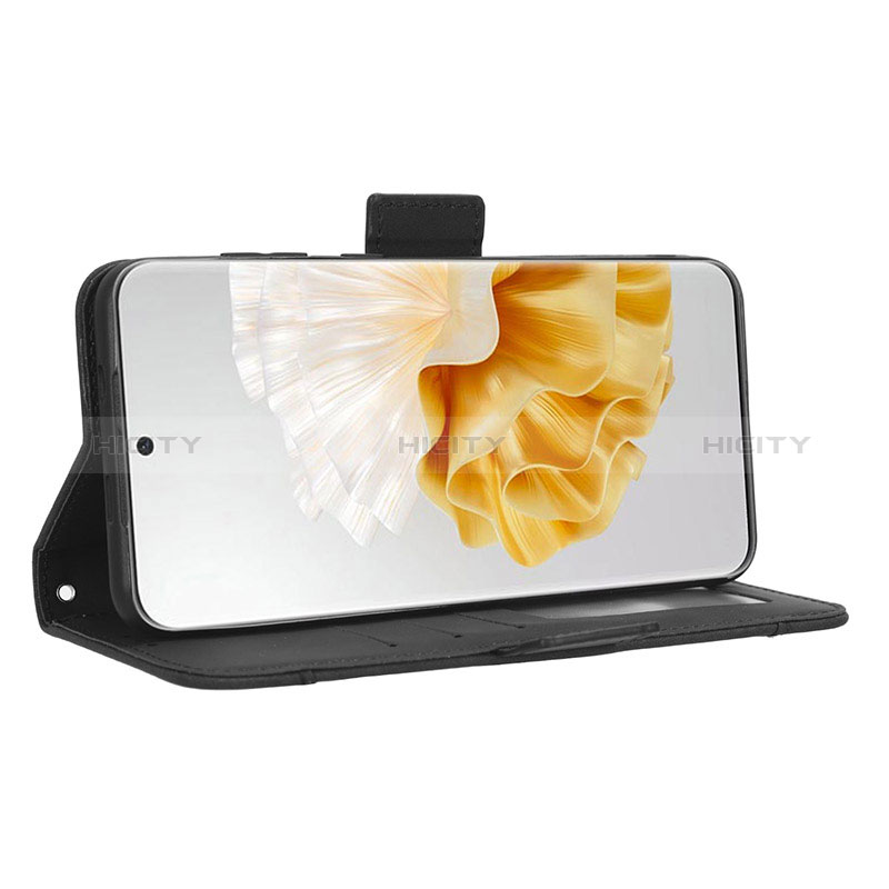 Custodia Portafoglio In Pelle Cover con Supporto BY3 per Huawei P60