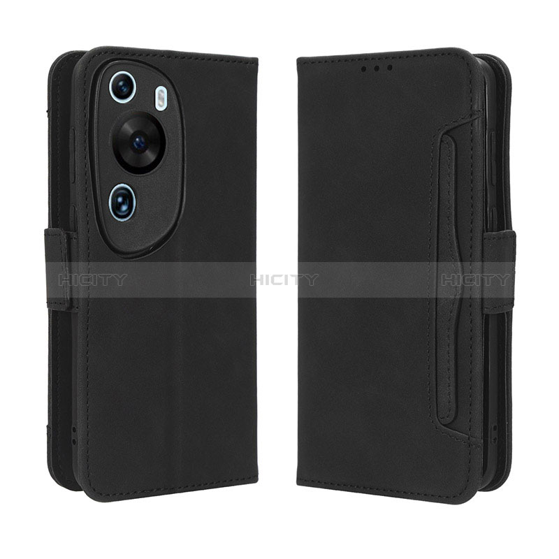 Custodia Portafoglio In Pelle Cover con Supporto BY3 per Huawei P60 Art