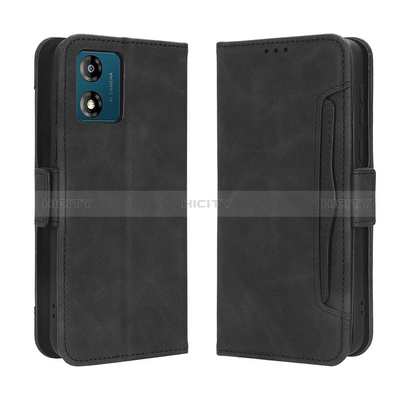 Custodia Portafoglio In Pelle Cover con Supporto BY3 per Motorola Moto E13