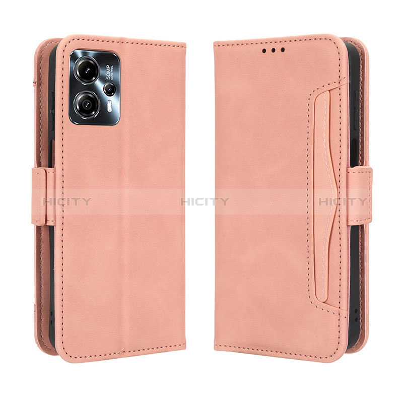 Custodia Portafoglio In Pelle Cover con Supporto BY3 per Motorola Moto G13