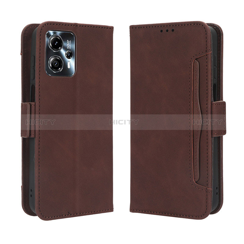 Custodia Portafoglio In Pelle Cover con Supporto BY3 per Motorola Moto G13