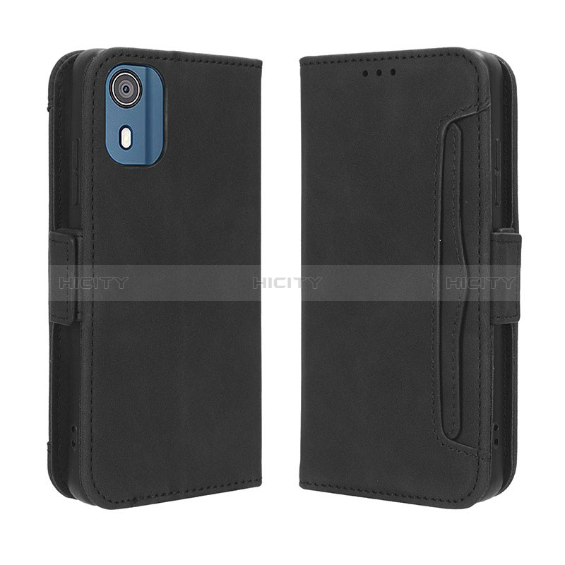 Custodia Portafoglio In Pelle Cover con Supporto BY3 per Nokia C02