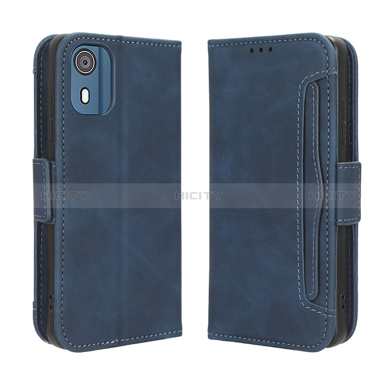 Custodia Portafoglio In Pelle Cover con Supporto BY3 per Nokia C02