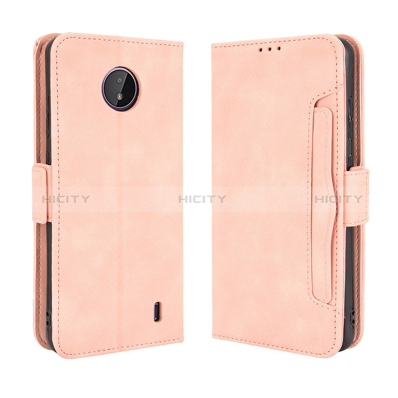 Custodia Portafoglio In Pelle Cover con Supporto BY3 per Nokia C10