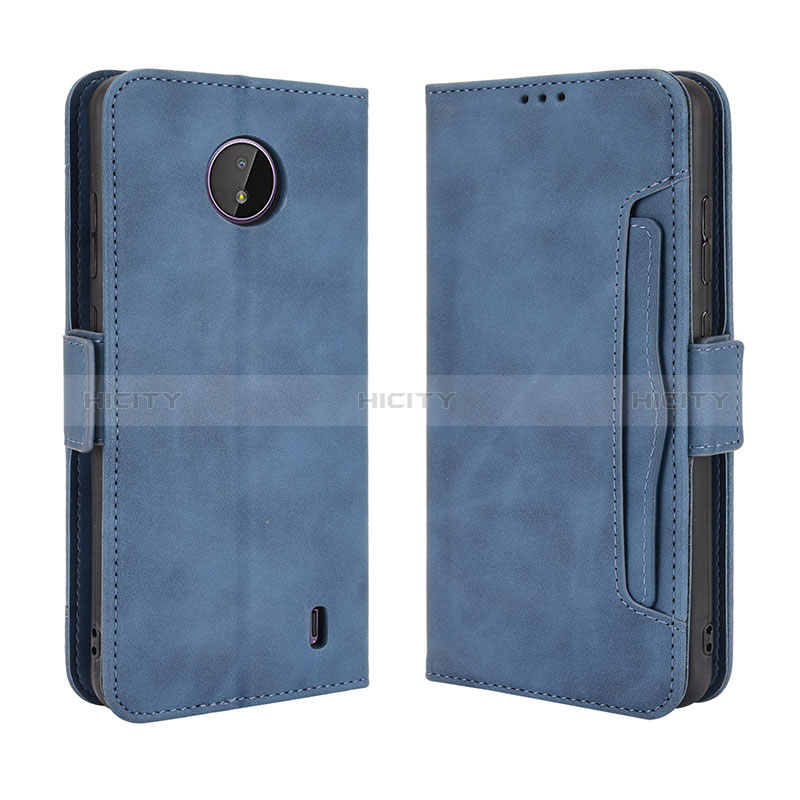 Custodia Portafoglio In Pelle Cover con Supporto BY3 per Nokia C10