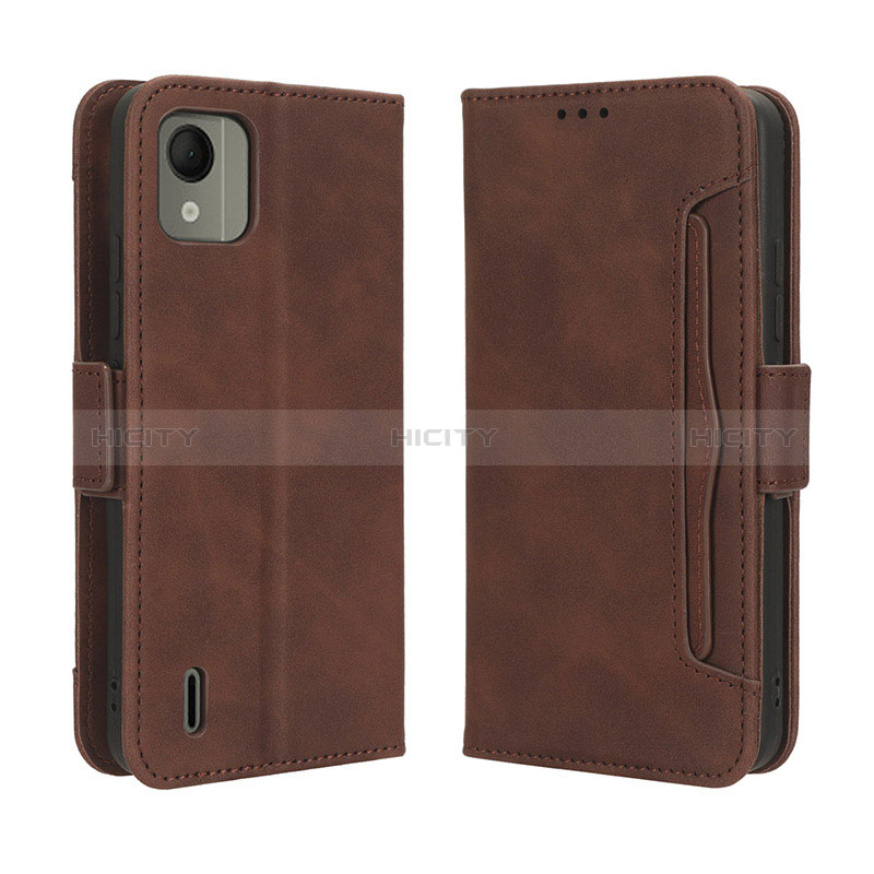 Custodia Portafoglio In Pelle Cover con Supporto BY3 per Nokia C110