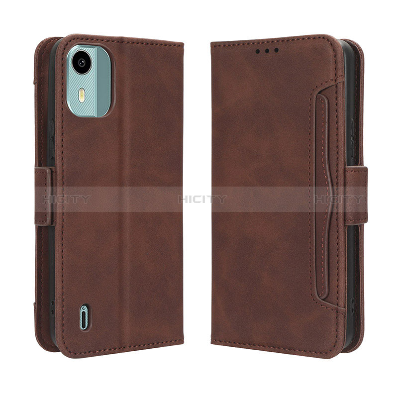 Custodia Portafoglio In Pelle Cover con Supporto BY3 per Nokia C12