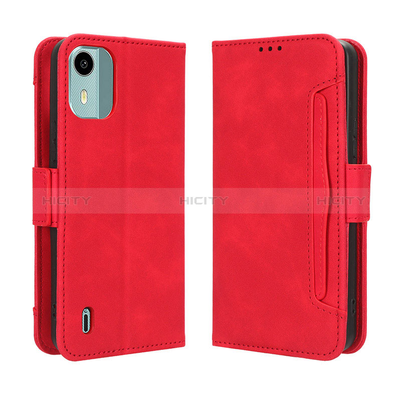 Custodia Portafoglio In Pelle Cover con Supporto BY3 per Nokia C12 Plus