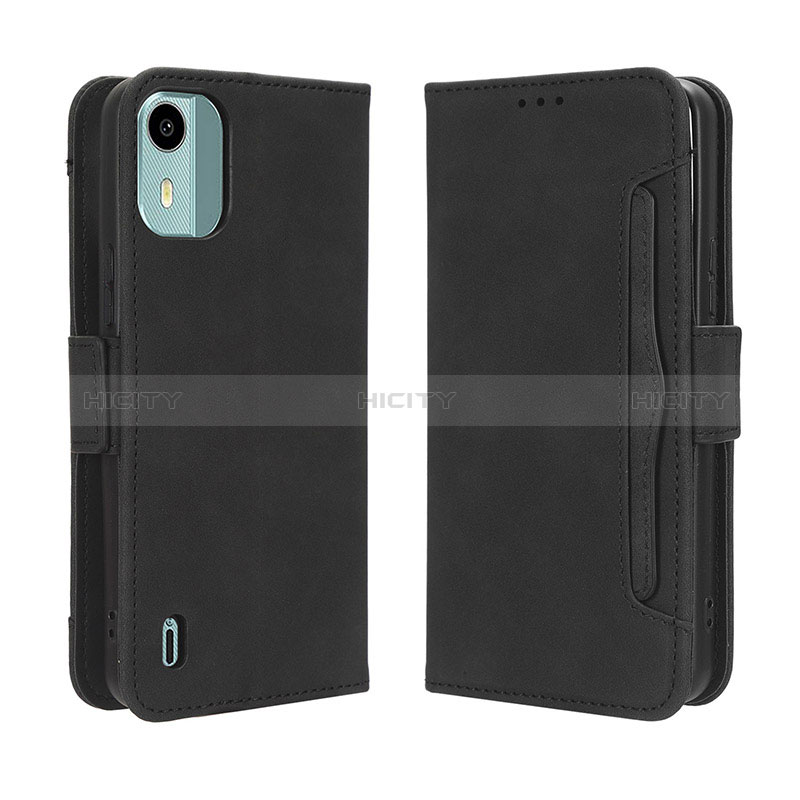 Custodia Portafoglio In Pelle Cover con Supporto BY3 per Nokia C12 Pro