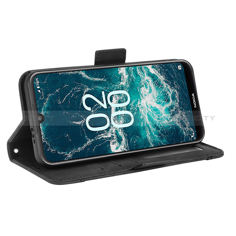 Custodia Portafoglio In Pelle Cover con Supporto BY3 per Nokia C200