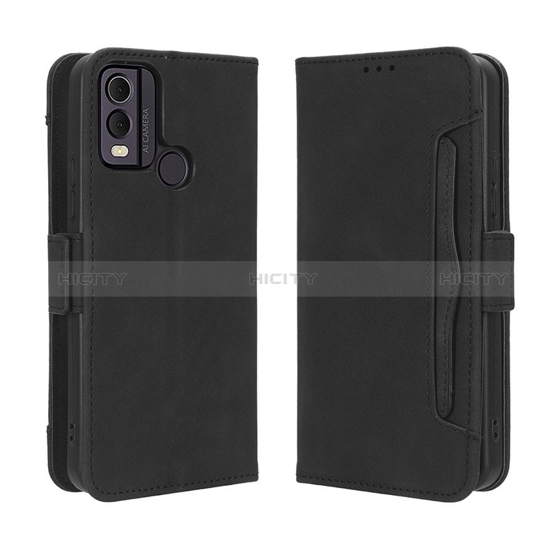 Custodia Portafoglio In Pelle Cover con Supporto BY3 per Nokia C22