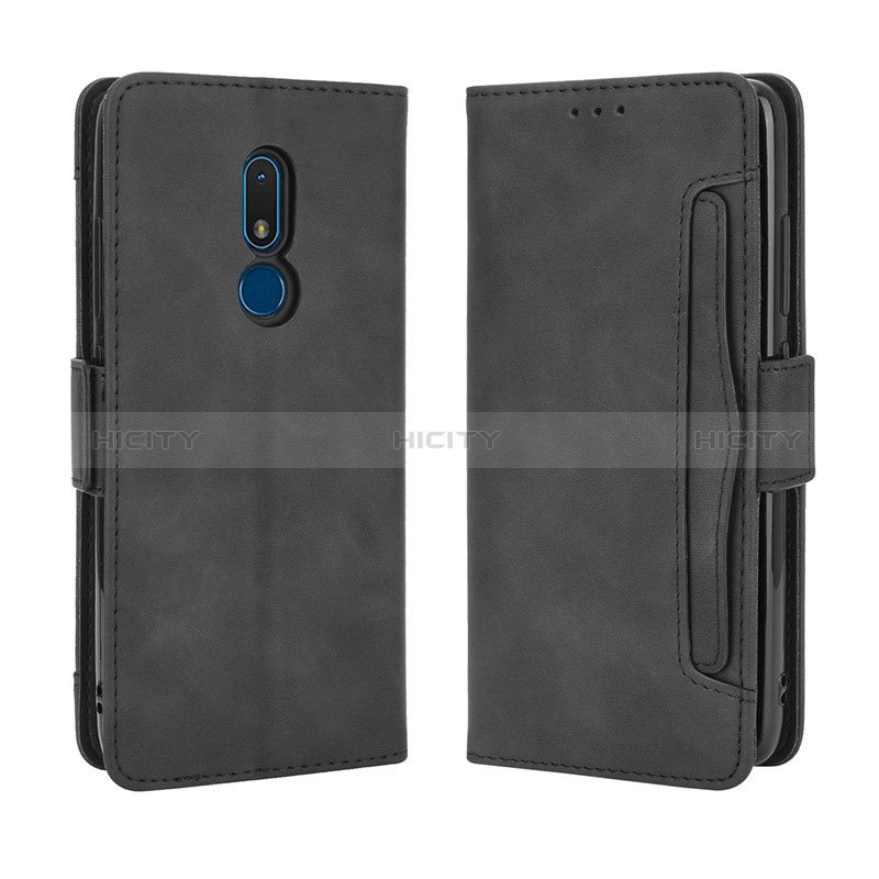 Custodia Portafoglio In Pelle Cover con Supporto BY3 per Nokia C3