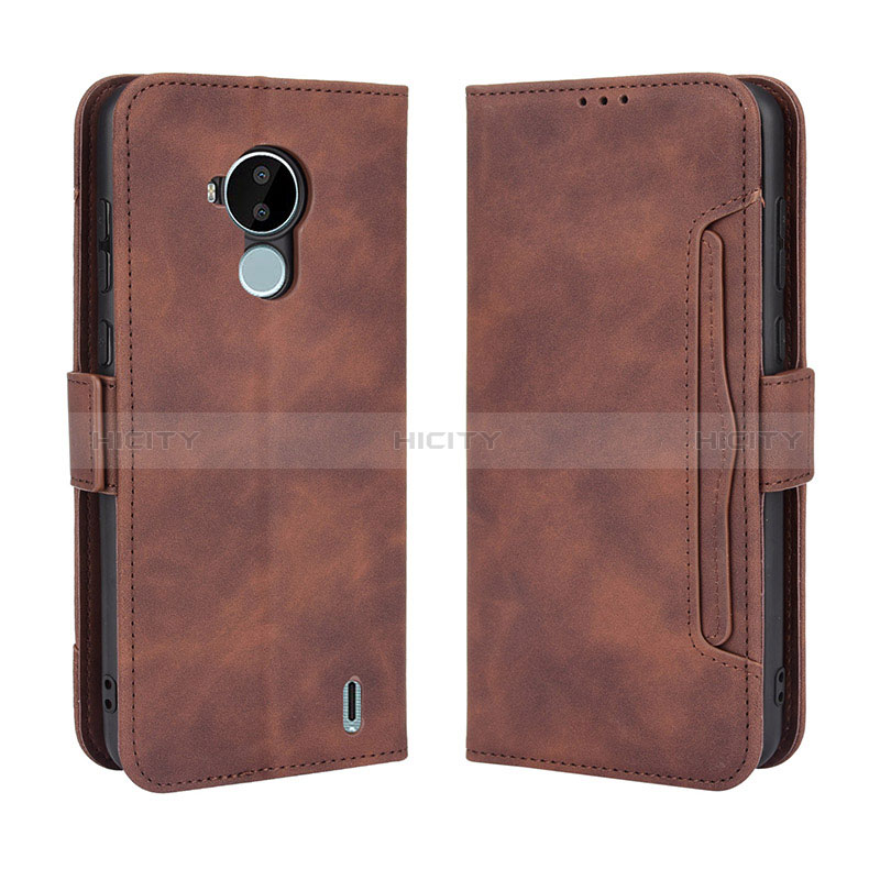 Custodia Portafoglio In Pelle Cover con Supporto BY3 per Nokia C30