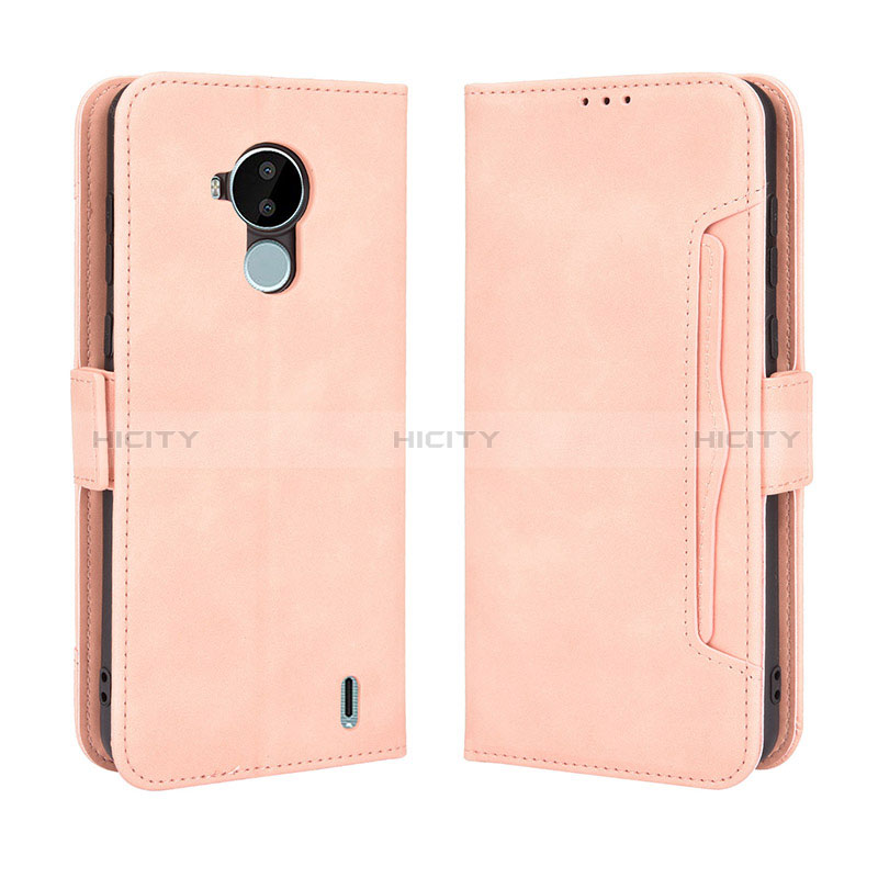 Custodia Portafoglio In Pelle Cover con Supporto BY3 per Nokia C30