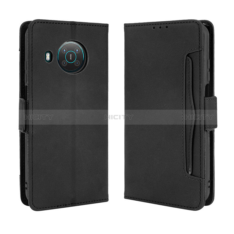 Custodia Portafoglio In Pelle Cover con Supporto BY3 per Nokia X100 5G Nero