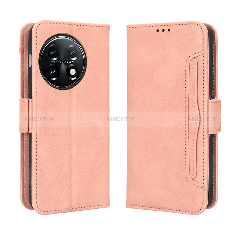 Custodia Portafoglio In Pelle Cover con Supporto BY3 per OnePlus 11 5G