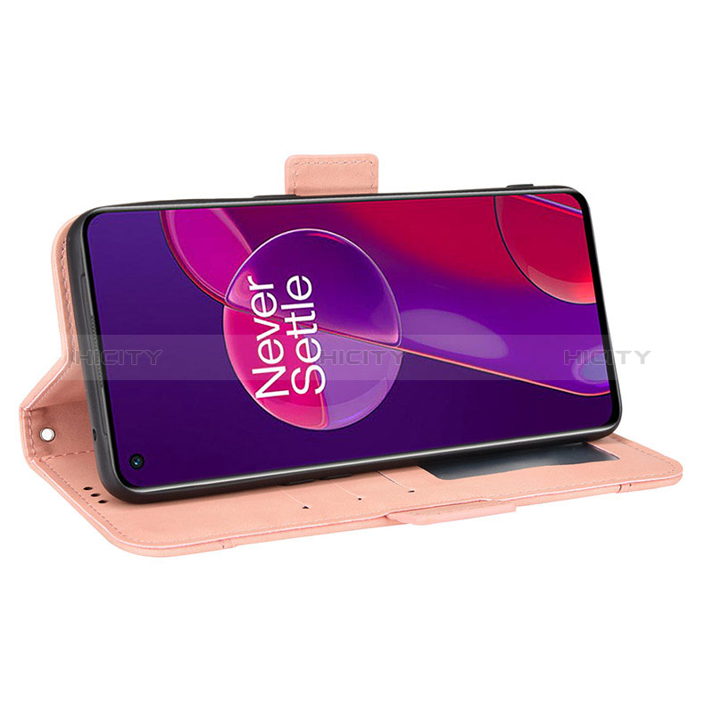 Custodia Portafoglio In Pelle Cover con Supporto BY3 per OnePlus 9RT 5G