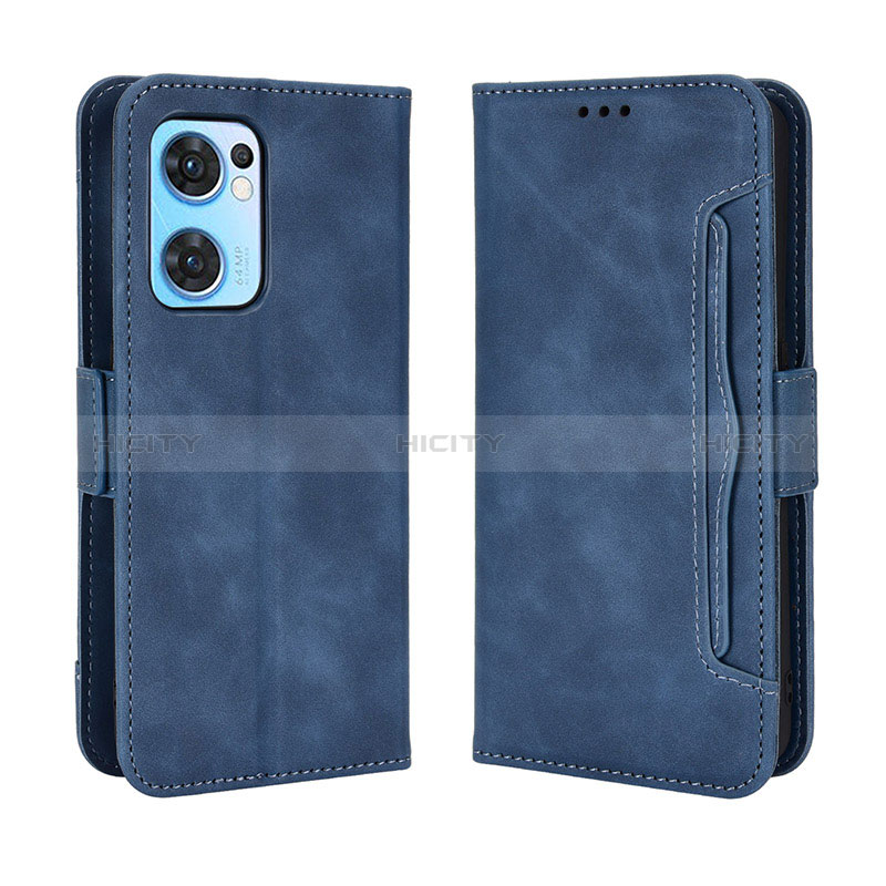 Custodia Portafoglio In Pelle Cover con Supporto BY3 per OnePlus Nord CE 2 5G Blu