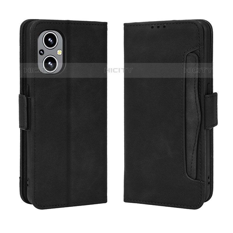 Custodia Portafoglio In Pelle Cover con Supporto BY3 per OnePlus Nord N20 5G Nero