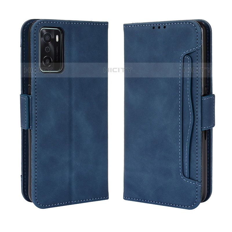 Custodia Portafoglio In Pelle Cover con Supporto BY3 per Oppo A55S 5G