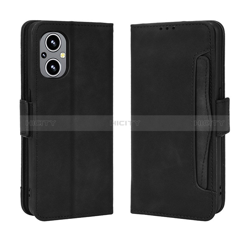 Custodia Portafoglio In Pelle Cover con Supporto BY3 per Oppo A96 5G