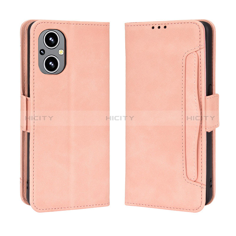 Custodia Portafoglio In Pelle Cover con Supporto BY3 per Oppo A96 5G