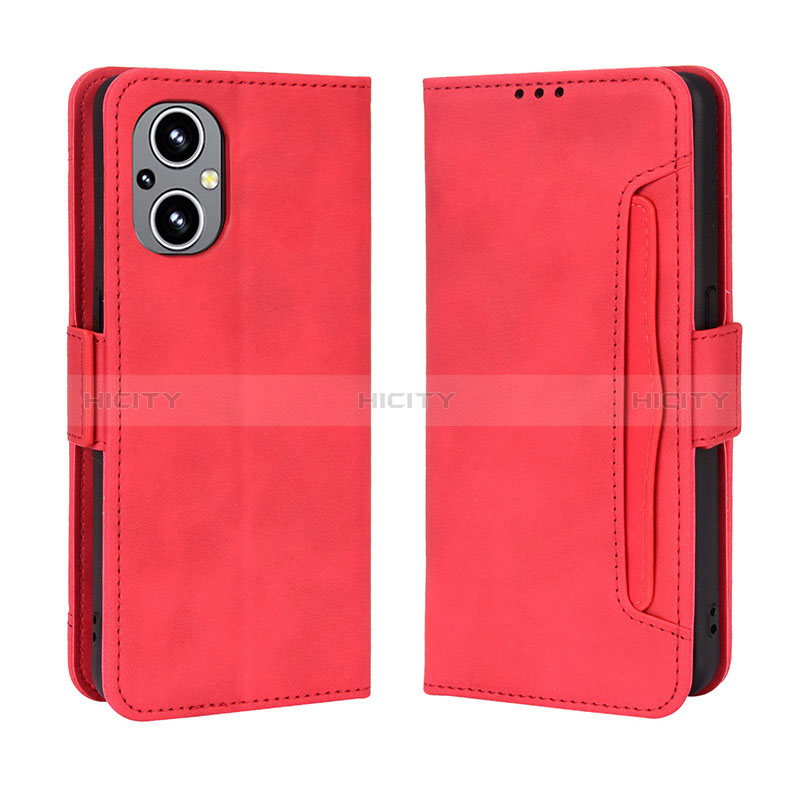 Custodia Portafoglio In Pelle Cover con Supporto BY3 per Oppo A96 5G