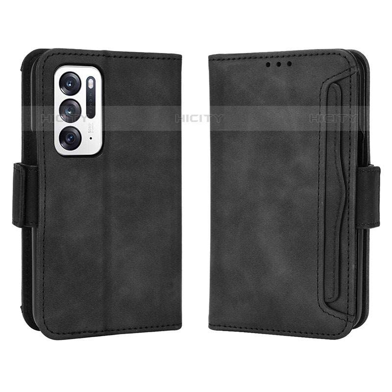 Custodia Portafoglio In Pelle Cover con Supporto BY3 per Oppo Find N 5G