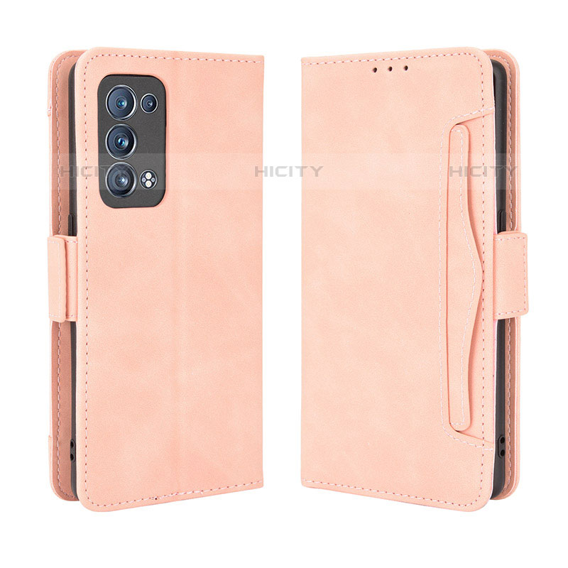 Custodia Portafoglio In Pelle Cover con Supporto BY3 per Oppo Reno6 Pro 5G