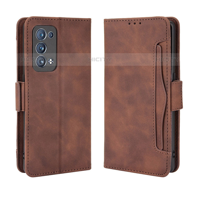 Custodia Portafoglio In Pelle Cover con Supporto BY3 per Oppo Reno6 Pro 5G