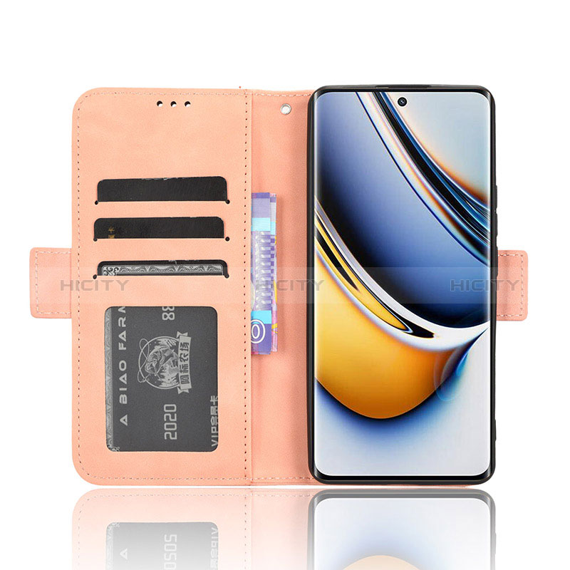 Custodia Portafoglio In Pelle Cover con Supporto BY3 per Realme 11 Pro+ Plus 5G