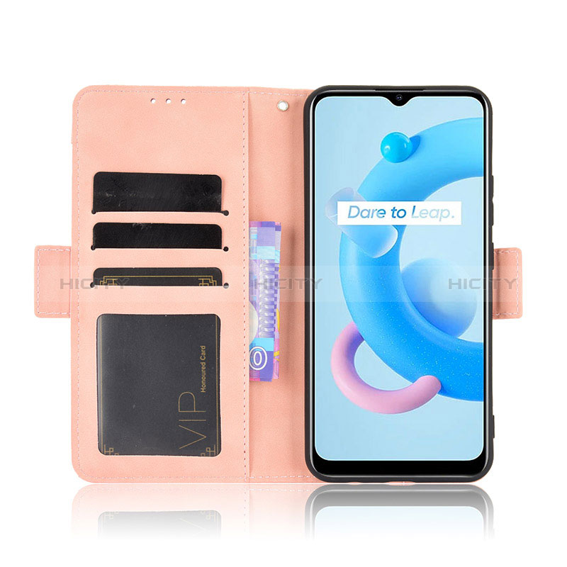 Custodia Portafoglio In Pelle Cover con Supporto BY3 per Realme C11 (2021)