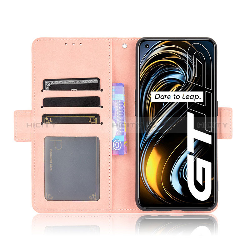 Custodia Portafoglio In Pelle Cover con Supporto BY3 per Realme GT 5G