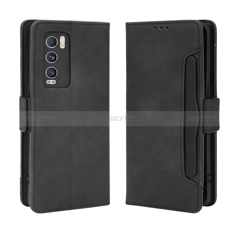 Custodia Portafoglio In Pelle Cover con Supporto BY3 per Realme GT Master Explorer 5G Nero