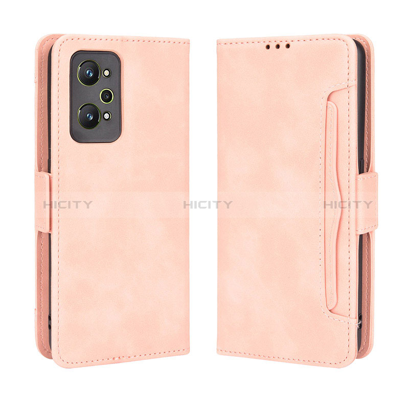 Custodia Portafoglio In Pelle Cover con Supporto BY3 per Realme GT Neo 3T 5G Rosa