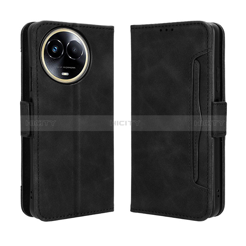 Custodia Portafoglio In Pelle Cover con Supporto BY3 per Realme V50 5G Nero