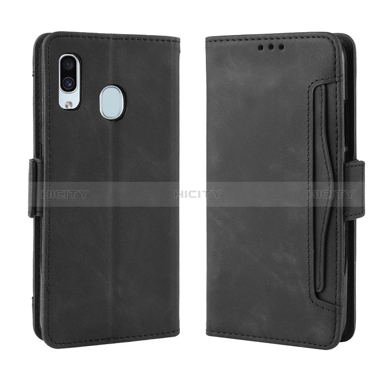 Custodia Portafoglio In Pelle Cover con Supporto BY3 per Samsung Galaxy A20