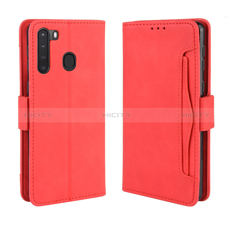 Custodia Portafoglio In Pelle Cover con Supporto BY3 per Samsung Galaxy A21