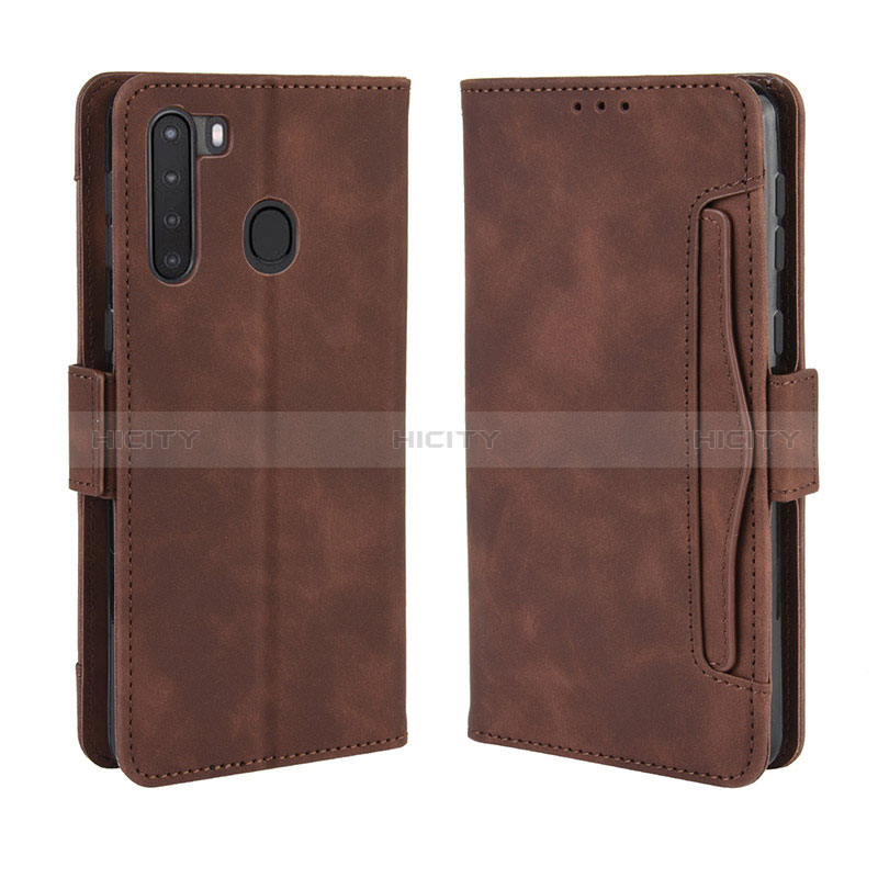 Custodia Portafoglio In Pelle Cover con Supporto BY3 per Samsung Galaxy A21