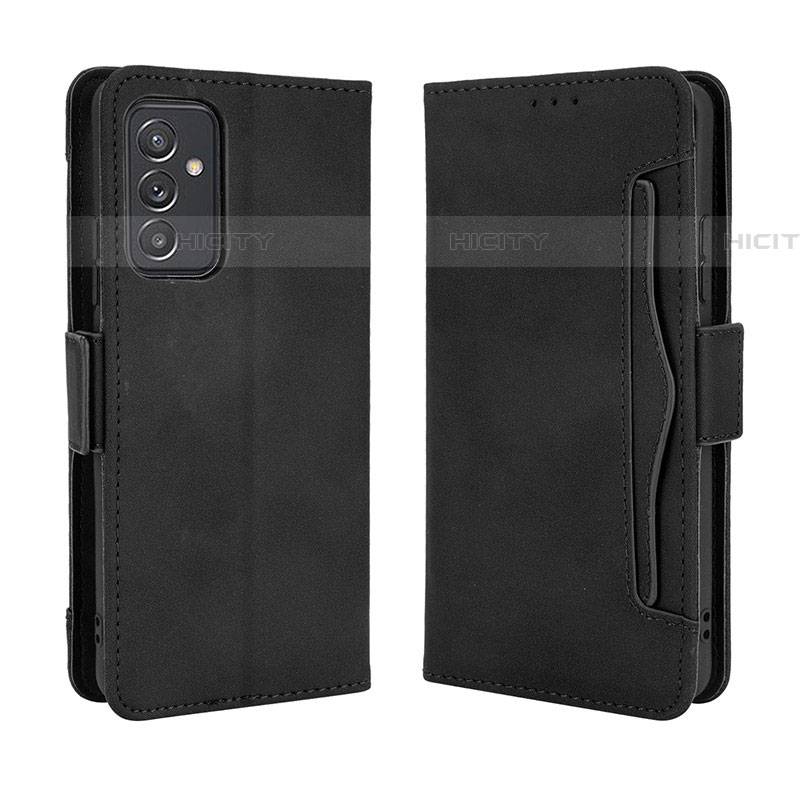 Custodia Portafoglio In Pelle Cover con Supporto BY3 per Samsung Galaxy A24 4G Nero